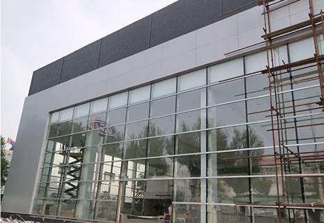 长春福特4S店玻璃幕墙&铝板外墙工程